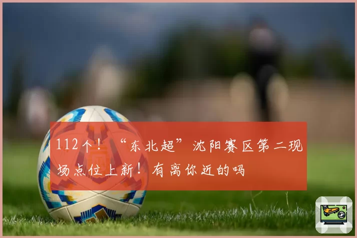 112个！“东北超”沈阳赛区第二现场点位上新！有离你近的吗